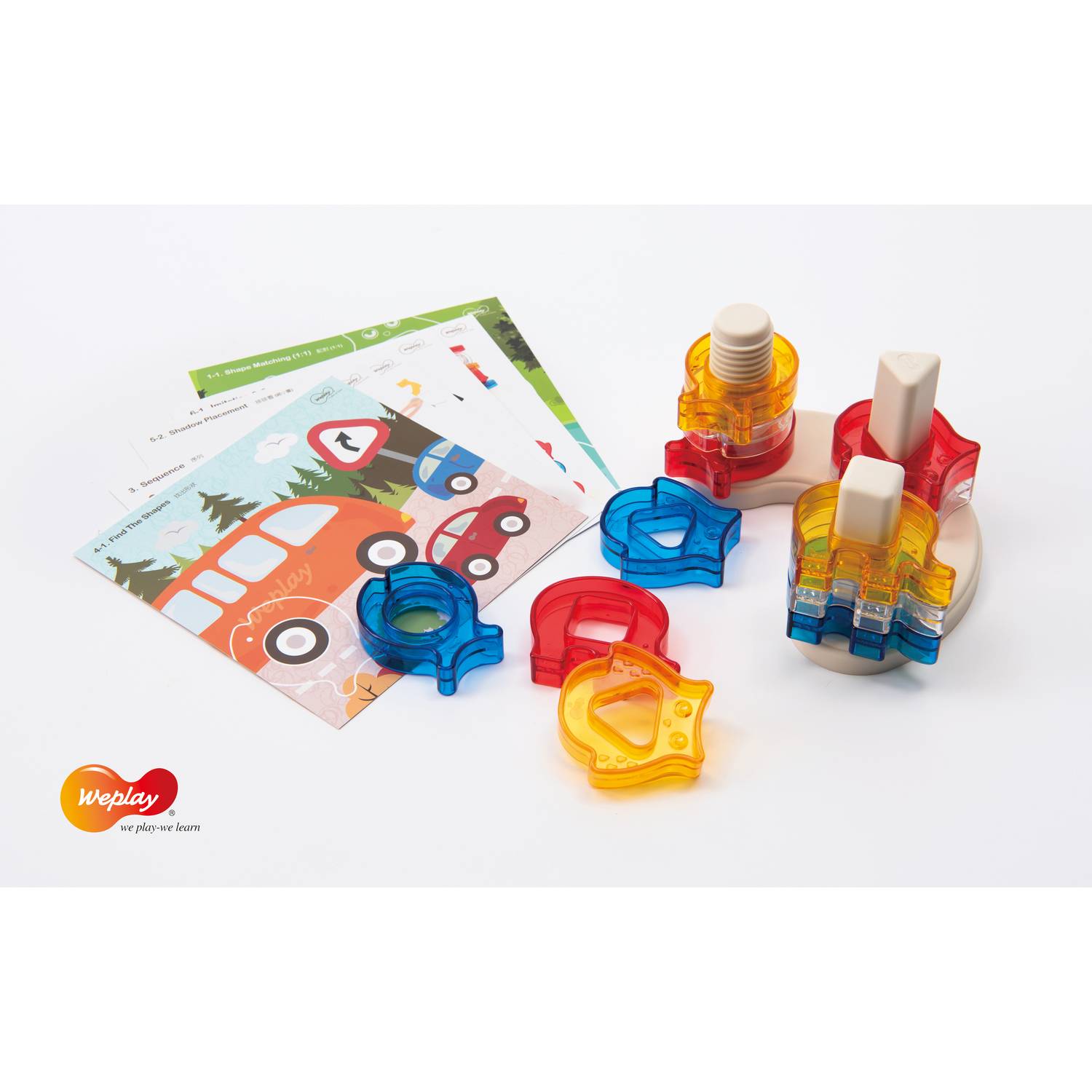 Weplay KF0015 Crystal Carnival, mehrfarbig, 19-teilig (1 Set)