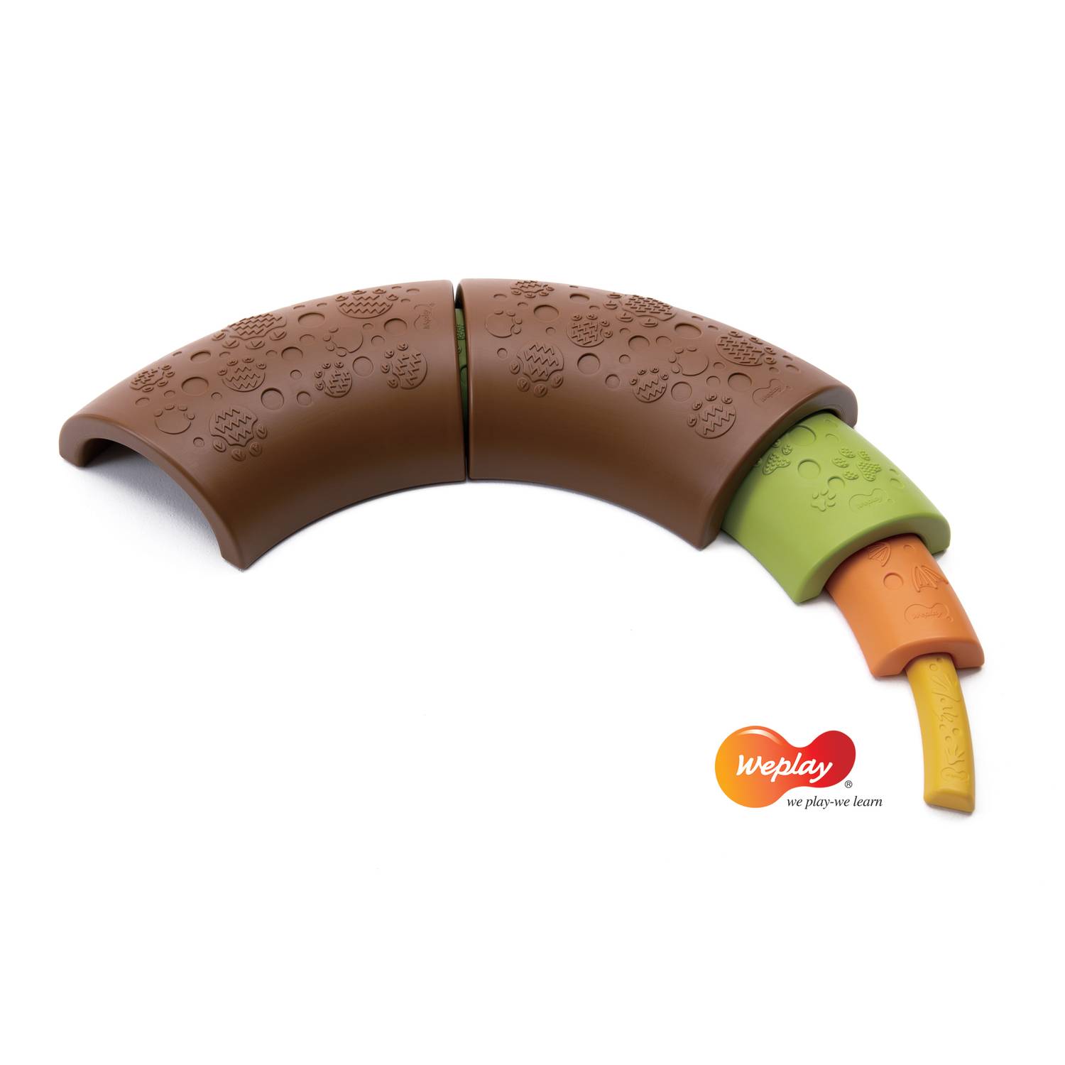 Weplay KP5002 Nesting Balance Path, Balance Pfad, mehrfarbig, 5-teilig (1 Set)