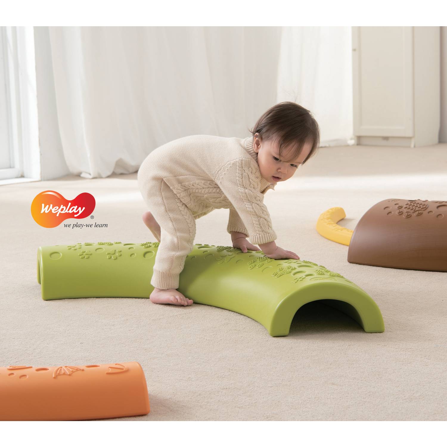 Weplay KP5002 Nesting Balance Path, Balance Pfad, mehrfarbig, 5-teilig (1 Set)