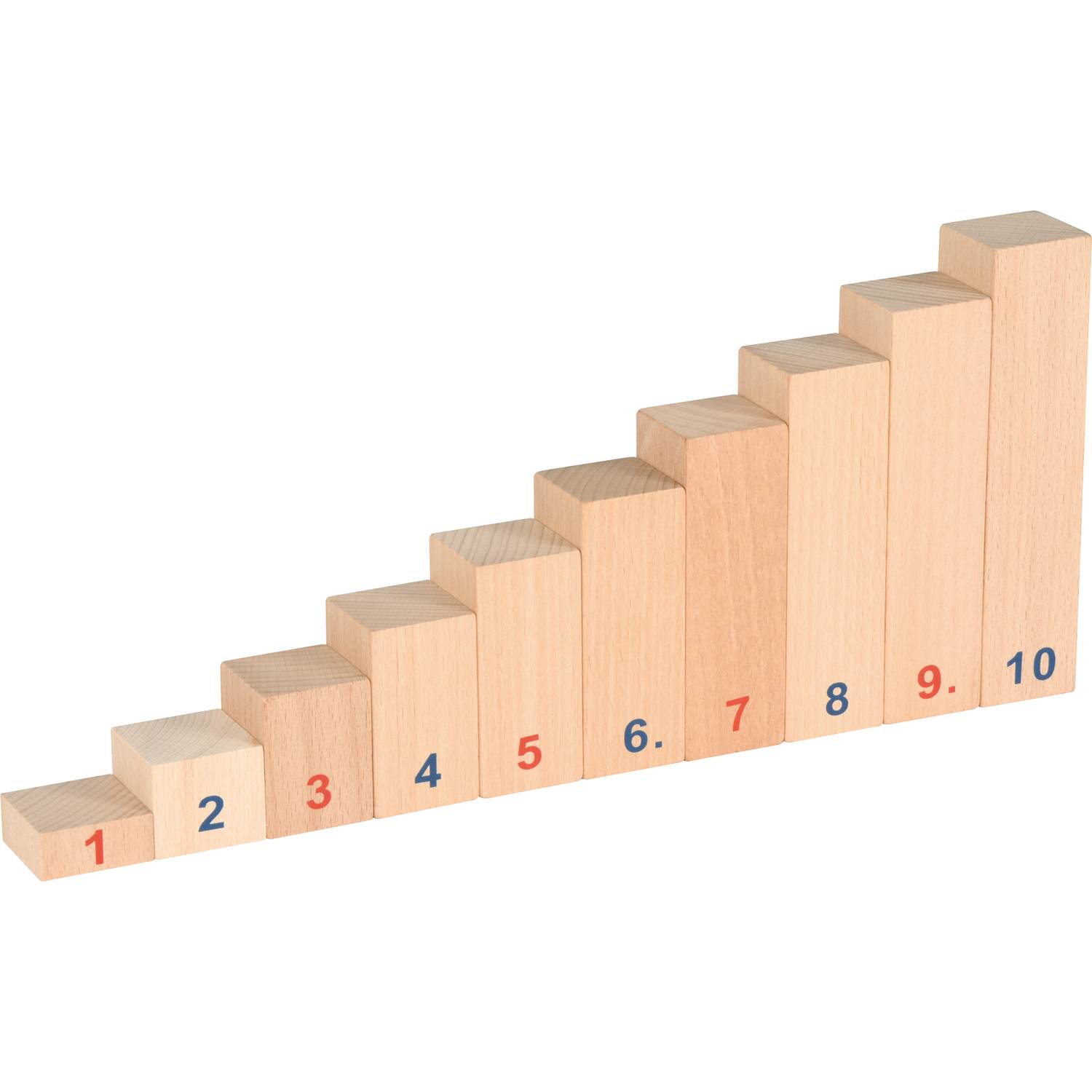 EDUPLAY 120710 Zahlentreppe, natur