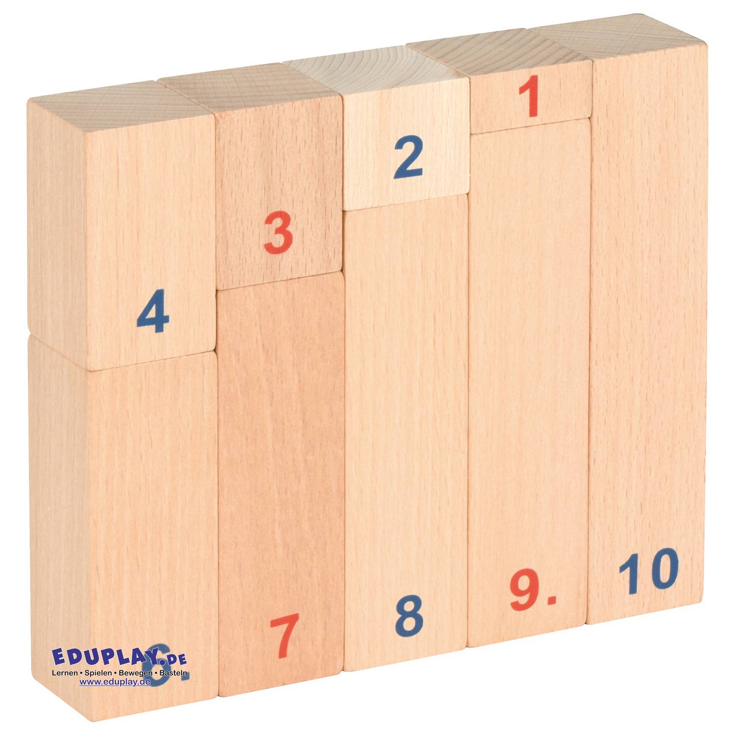 EDUPLAY 120710 Zahlentreppe, natur