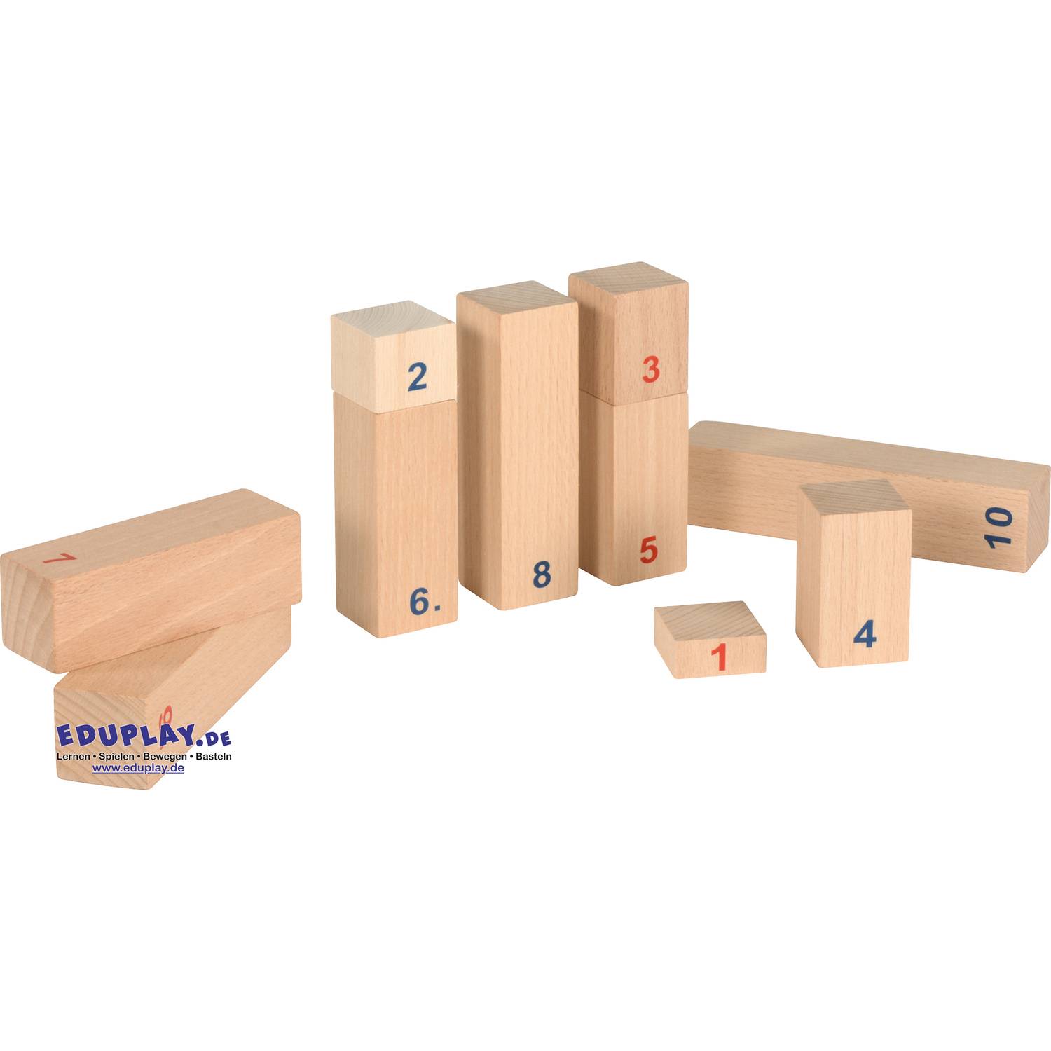 EDUPLAY 120710 Zahlentreppe, natur