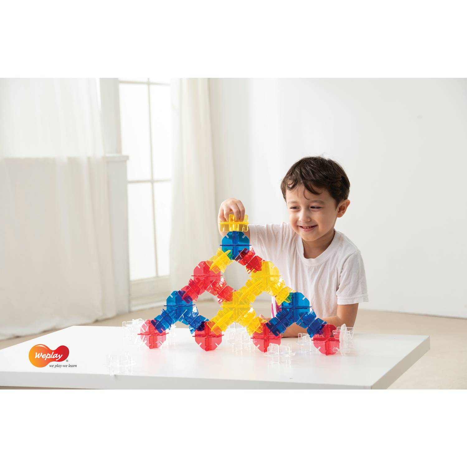 Weplay KC2010 Crystal Spectrum Blocks, rot/blau/gelb