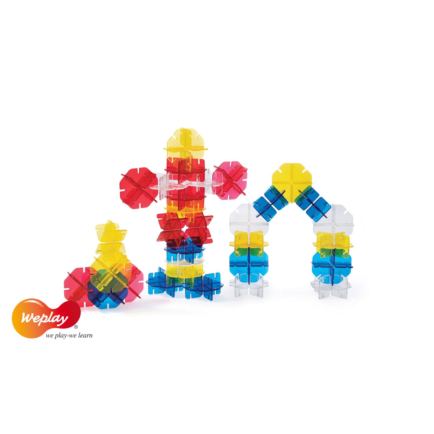 Weplay KC2010 Crystal Spectrum Blocks, rot/blau/gelb