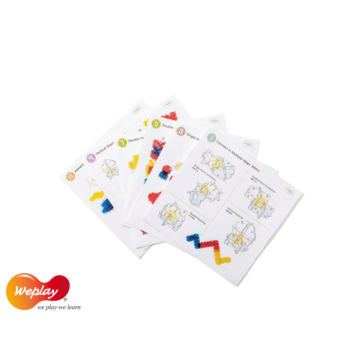 Weplay KC2010 Crystal Spectrum Blocks, rot/blau/gelb