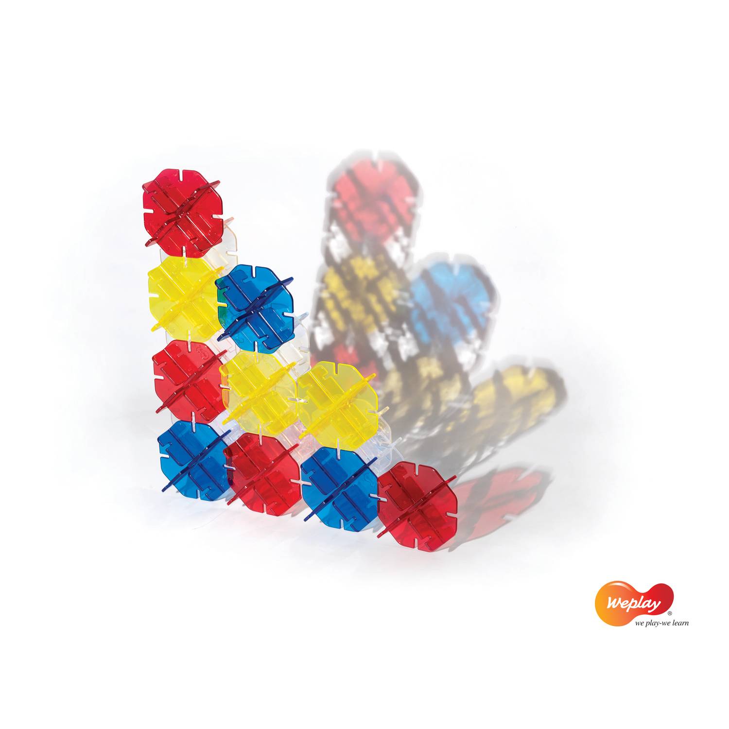 Weplay KC2010 Crystal Spectrum Blocks, rot/blau/gelb