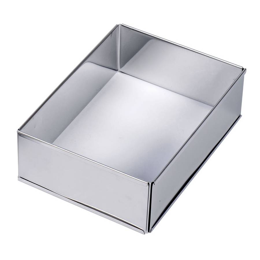 LARES 6029 Lares Tortenring "Caro" aus Edelstahl, bis Ø 25 x 46 cm, extra hoch 7,5 cm, silber