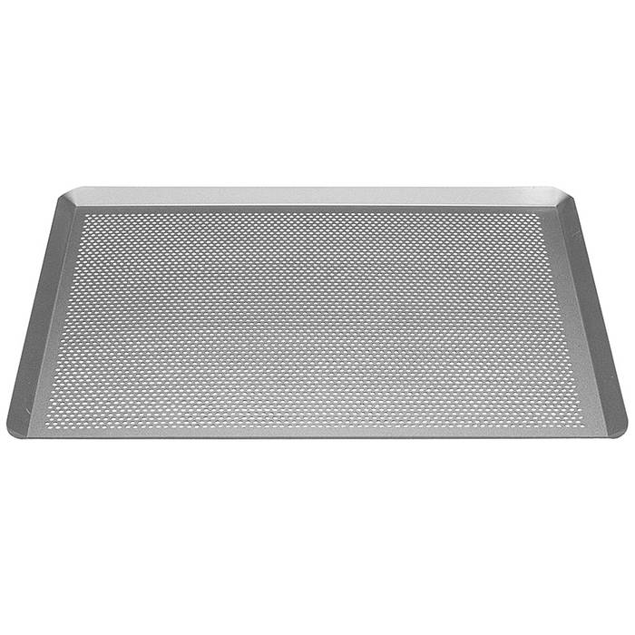 Patisse 03640 Backblech gelocht, 40 x 30 x 1,5 cm, grau