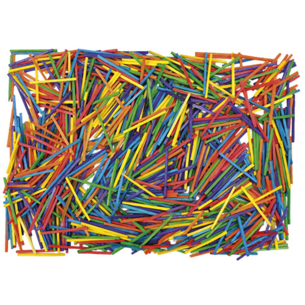 EDUPLAY 200-007 Bastelhölzchen, bunt, 1000-teilig (1 Set)