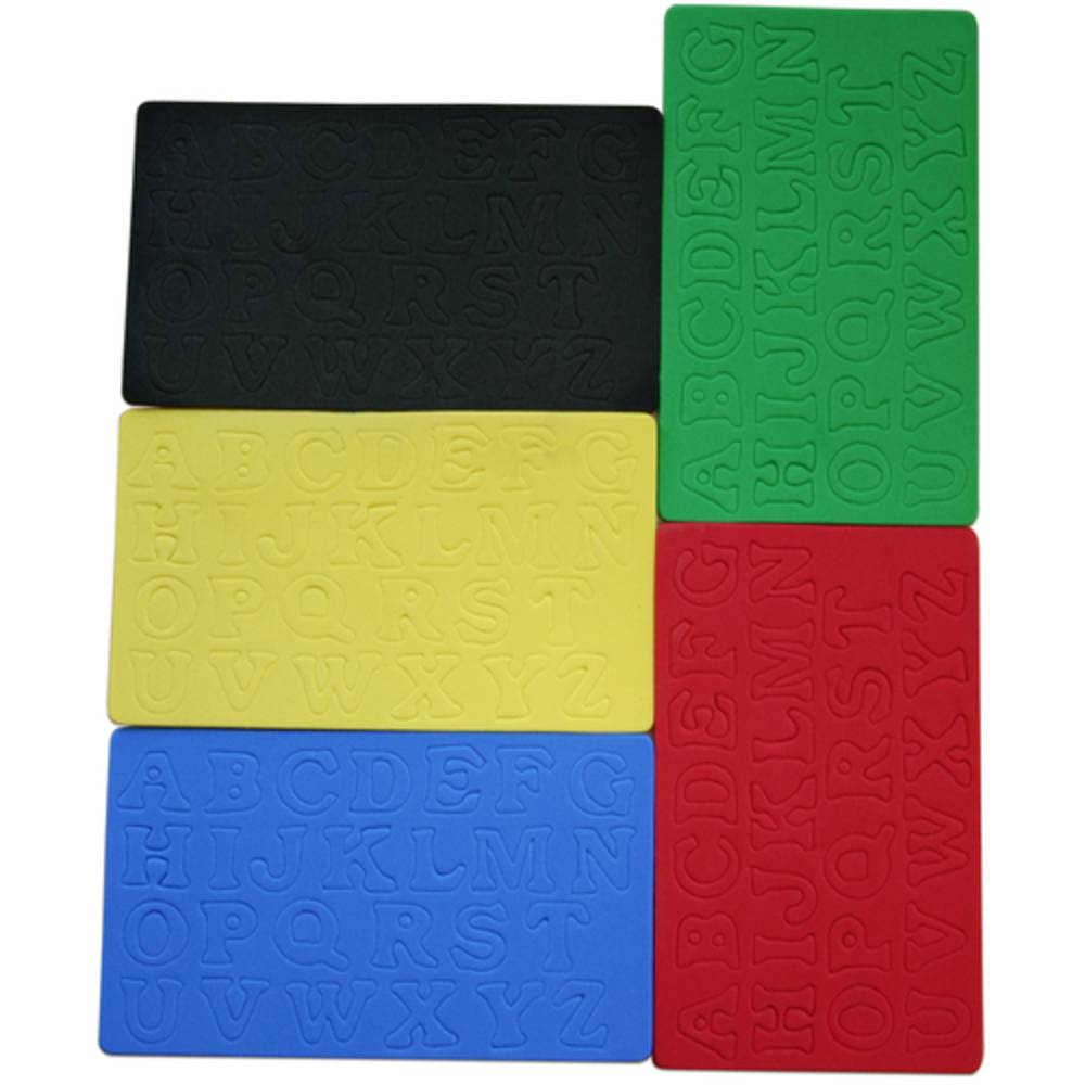 EDUPLAY 200-042 Moosgummi Buchstaben Set, mehrfarbig, 130-teilig (1 Set)