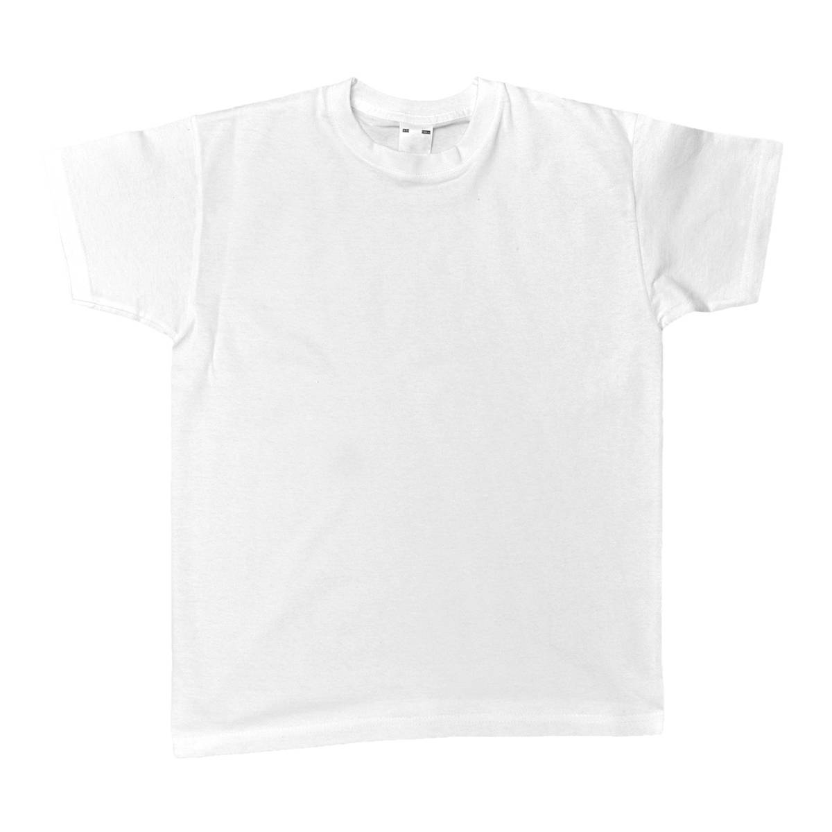 EDUPLAY 230-012 Kinder T-Shirt Größe 104, 100% Baumwolle, weiß