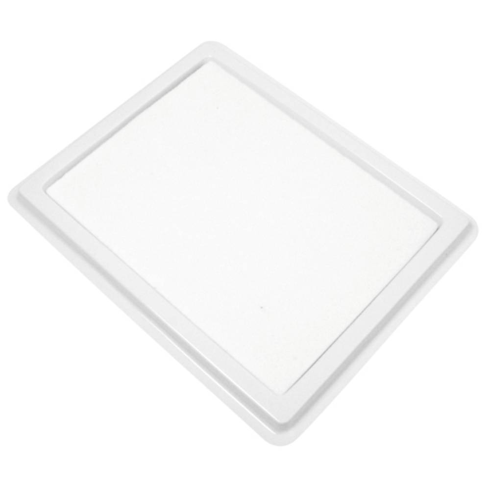 EDUPLAY 220-069 Riesen Stempelkissen blanko Rechteck, weiß