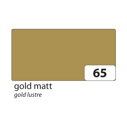 folia 6122/10 65 Tonkarton 220g/m², 50x70cm, gold/matt (10 Bogen)