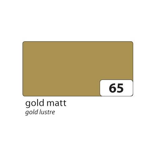 folia 6765 Tonpapier 130g/m², 50x70cm, gold/matt (10 Bogen)