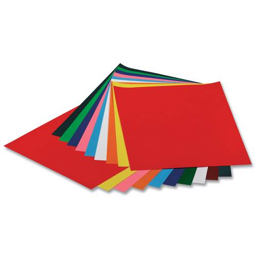 folia 7100 Buntpapier im Großformat, ungummiert, 35x50cm, bunt (50 Blatt)