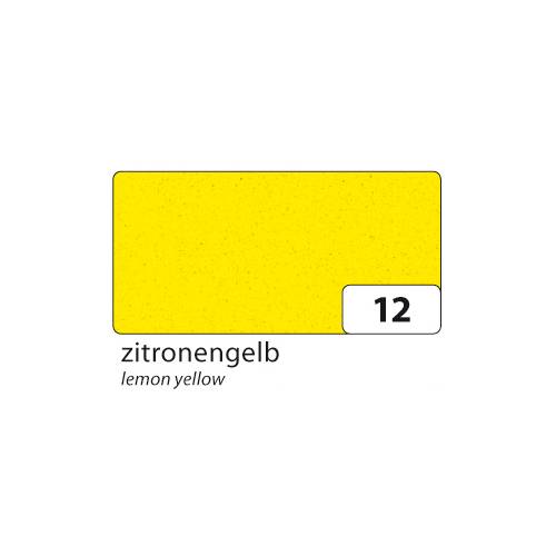 folia 23512 Moosgummi, 29 x 40 cm, zitronengelb (5 Bogen)