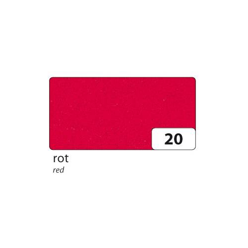folia 23520 Moosgummi 29x40cm, 5x Farbe rot, rot (5 Bogen)