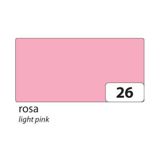 folia 6122/2526 Tonkarton 220g/m², 50x70cm, rosa (25 Blatt)