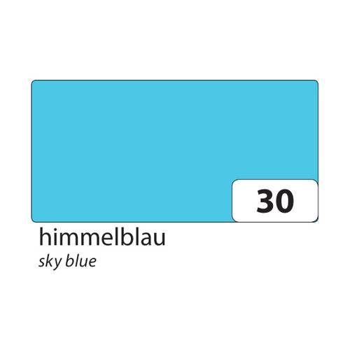 folia 6122/2530 Tonkarton, 220 g/m², 50 x 70 cm, himmelblau (25 Bogen)