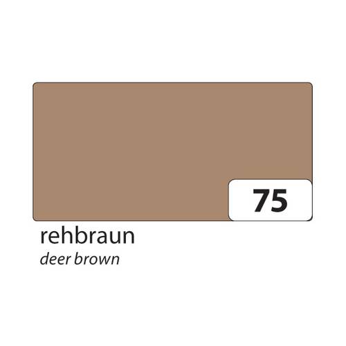 folia 6122/2575 Tonkarton 220g/m², 50x70cm, rehbraun (25 Bogen)