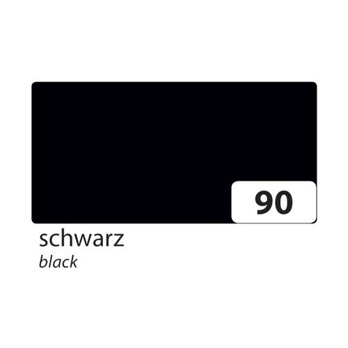 folia 6122/2590 Tonkarton 220g/m², 50x70cm, schwarz (25 Bogen)