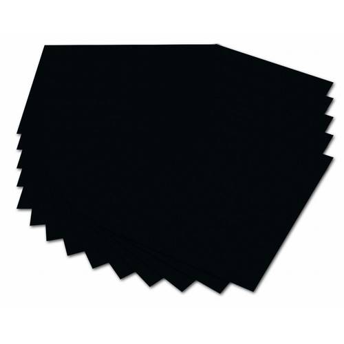 folia 614/5090 Fotokarton 300g/m², DIN A4, schwarz (50 Bogen)
