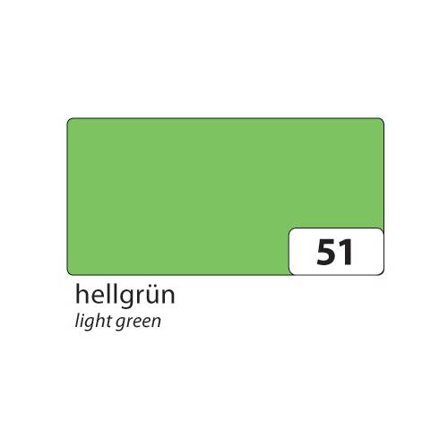 folia 67/25 51 Tonpapier 130g/m², 50x70cm, hellgrün (25 Bogen)
