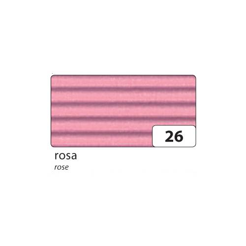 folia 741026 E-Wellpappe, 50 x 70 cm, rosa (10 Blatt)