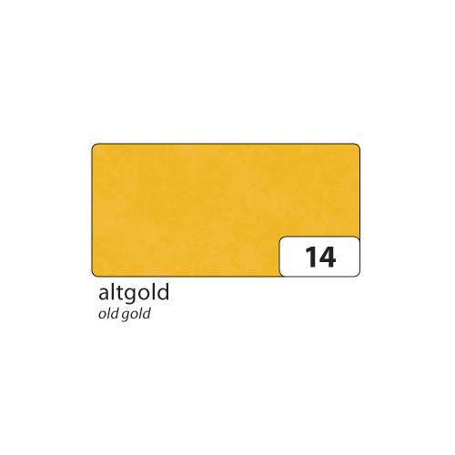 folia 825-14 Transparentpapier 42 g/m², gefalzt auf 35 x 50 cm, altgold (25 Bogen)