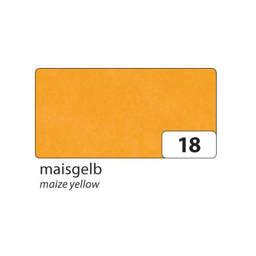folia 90018 Blumenseide, 20 g/m², 50 x 70 cm, maisgelb (26 Bogen)