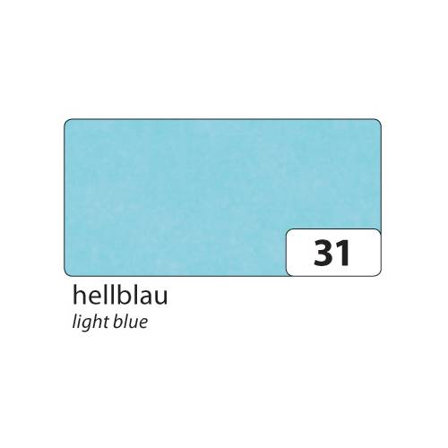 folia 90031 Blumenseide, 20 g/m², 50 x 70 cm, hellblau (26 Bogen)