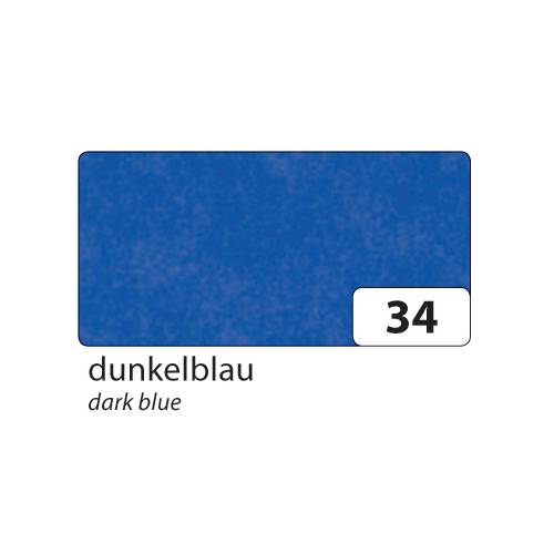 folia 90034 Blumenseide, 20 g/m², 50 x 70 cm, dunkelblau (26 Bogen)
