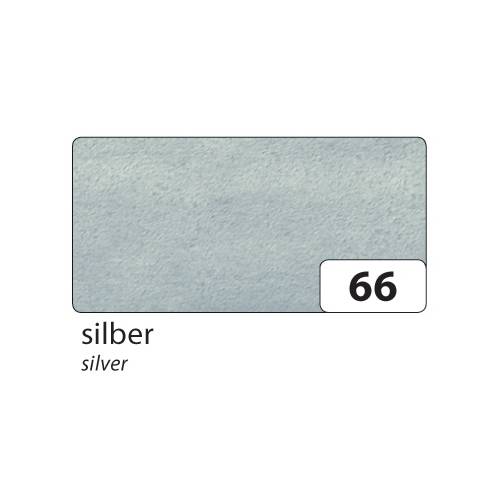folia 90066 Blumenseide 20g/m², 50 x 70 cm, silber (23 Bogen)