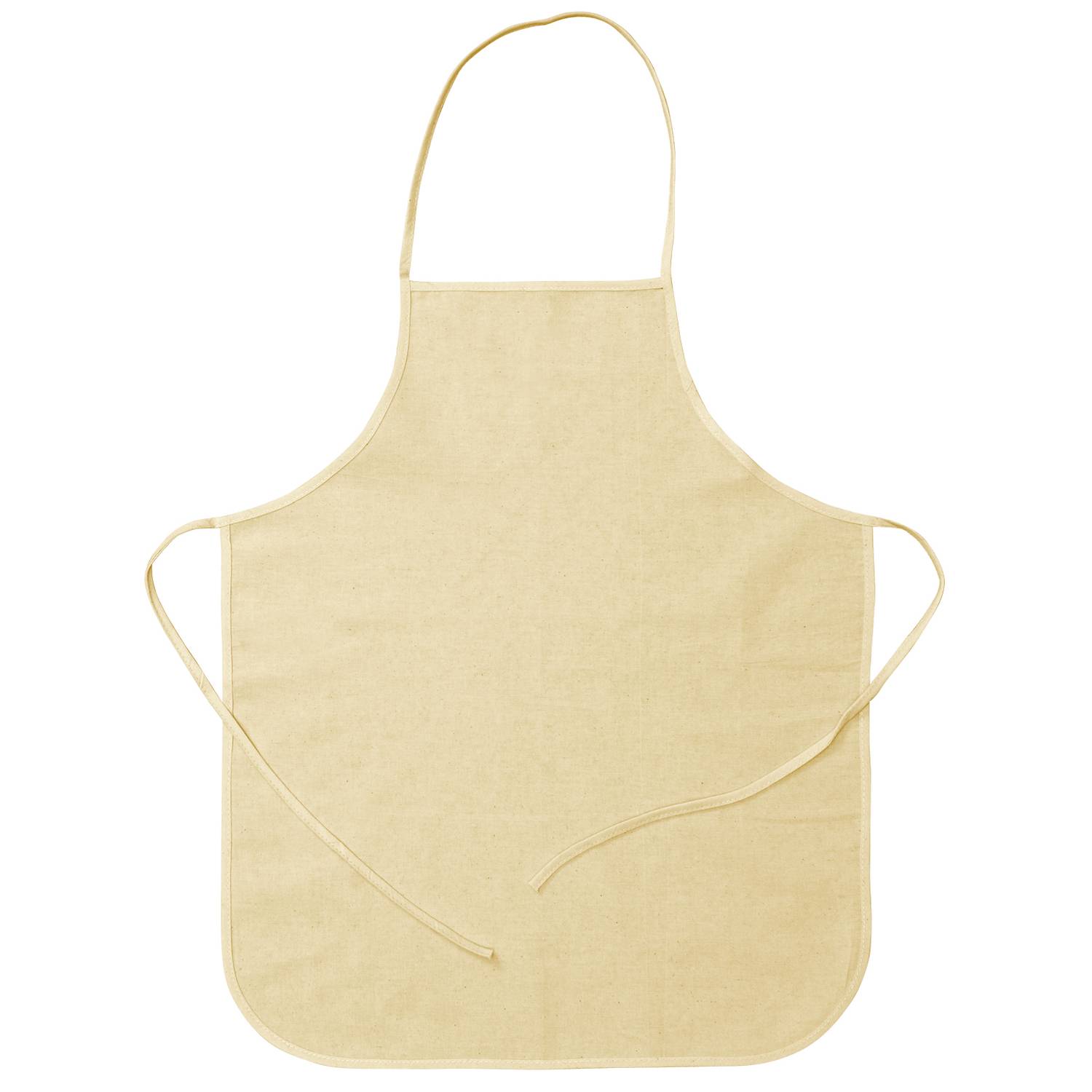 EDUPLAY 230-018 Kinder Küchenschürze, 100% Baumwolle, natur