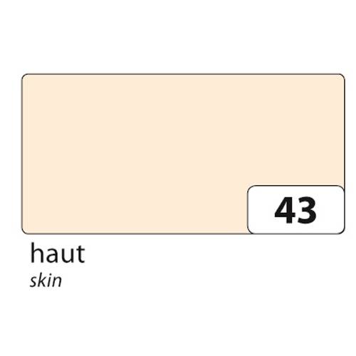 folia 67/25 43 Tonpapier 130g/m², 50x70cm, hautfarbe (25 Bogen)