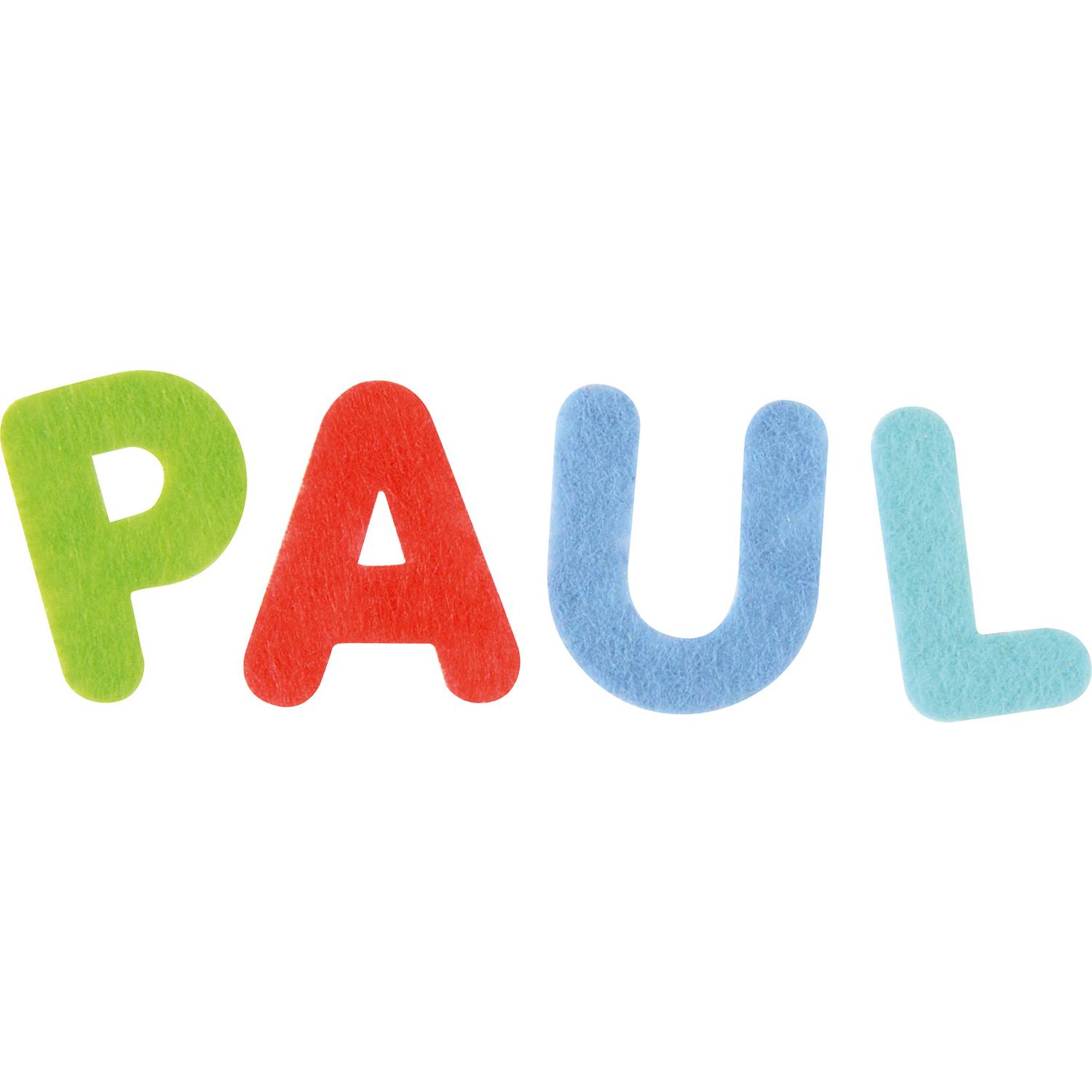 EDUPLAY 210255 Filzbuchstaben, 3 cm, 1 mm stark, Polyesterfilz, 300-teilig (Farbe zufällig, 1 Set)