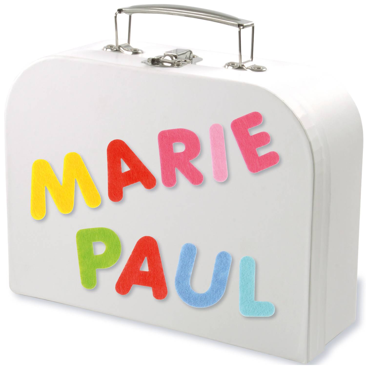 EDUPLAY 210255 Filzbuchstaben, 3 cm, 1 mm stark, Polyesterfilz, 300-teilig (Farbe zufällig, 1 Set)