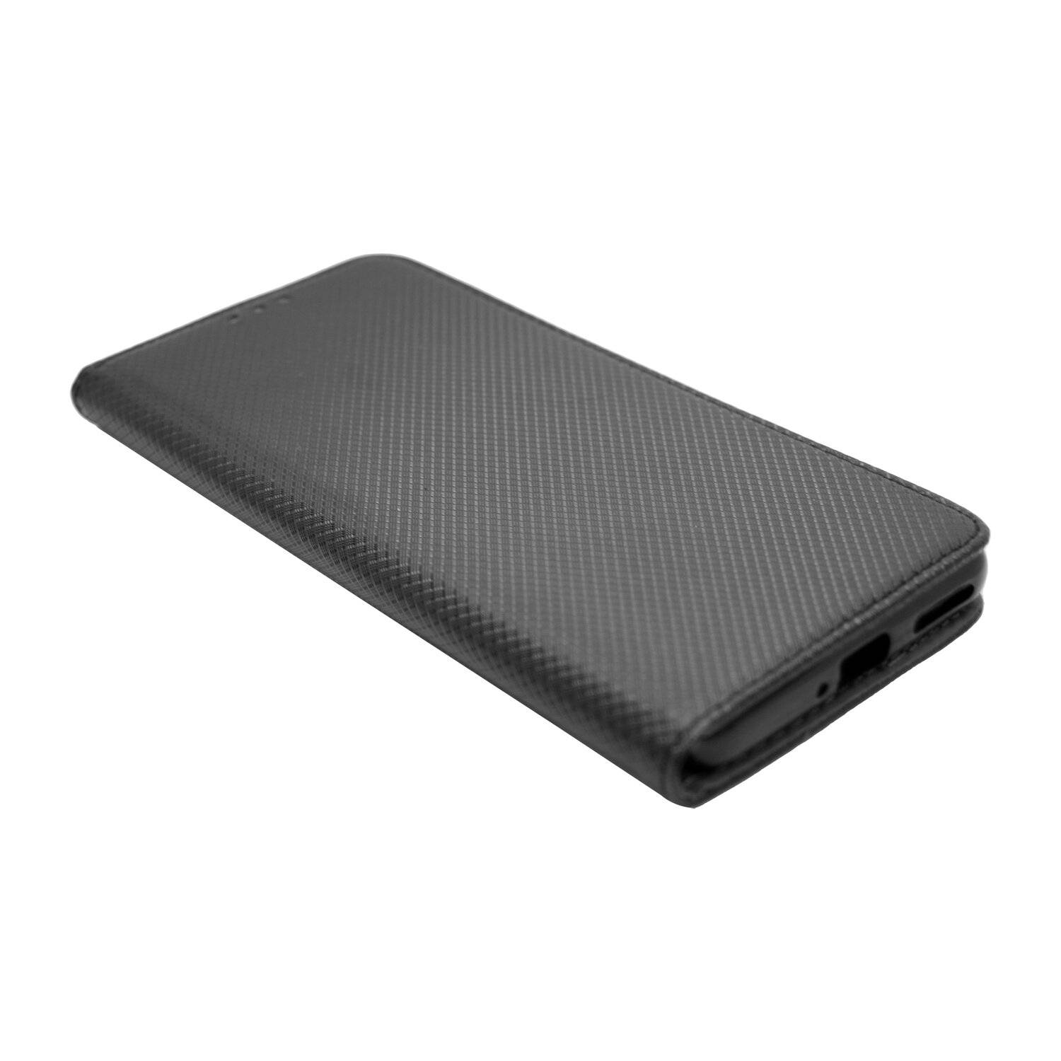 Buch Tasche "Smart" für XIAOMI 12 PRO 5G Handy Hülle Etui Brieftasche Schutzhülle mit Standfunktion, Kartenfach Schwarz