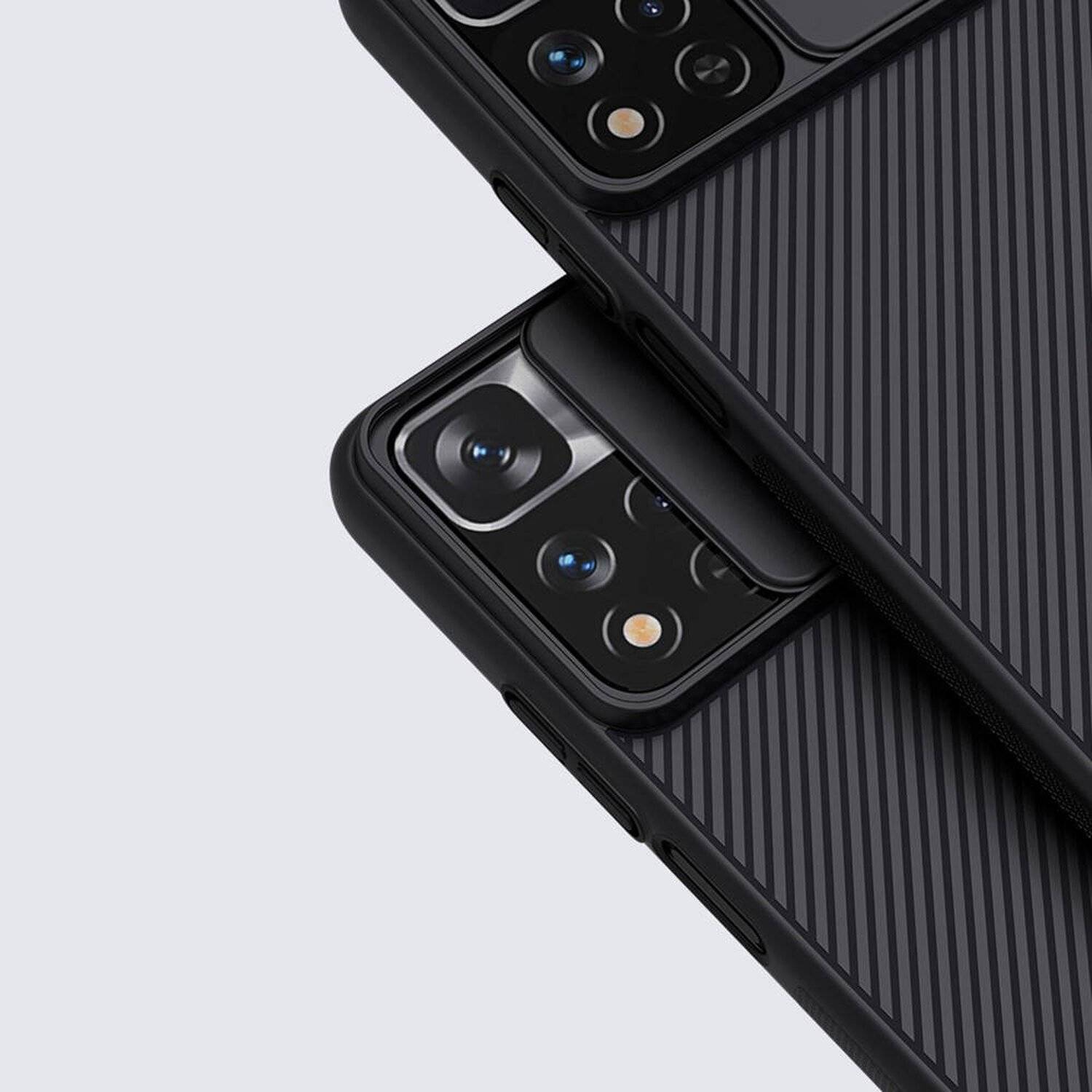 Nilkin CamShield Case Slim Handyhülle Schutzhülle mit Kameraschutz Kameraabdeckung für Xiaomi Redmi Note 11 5G