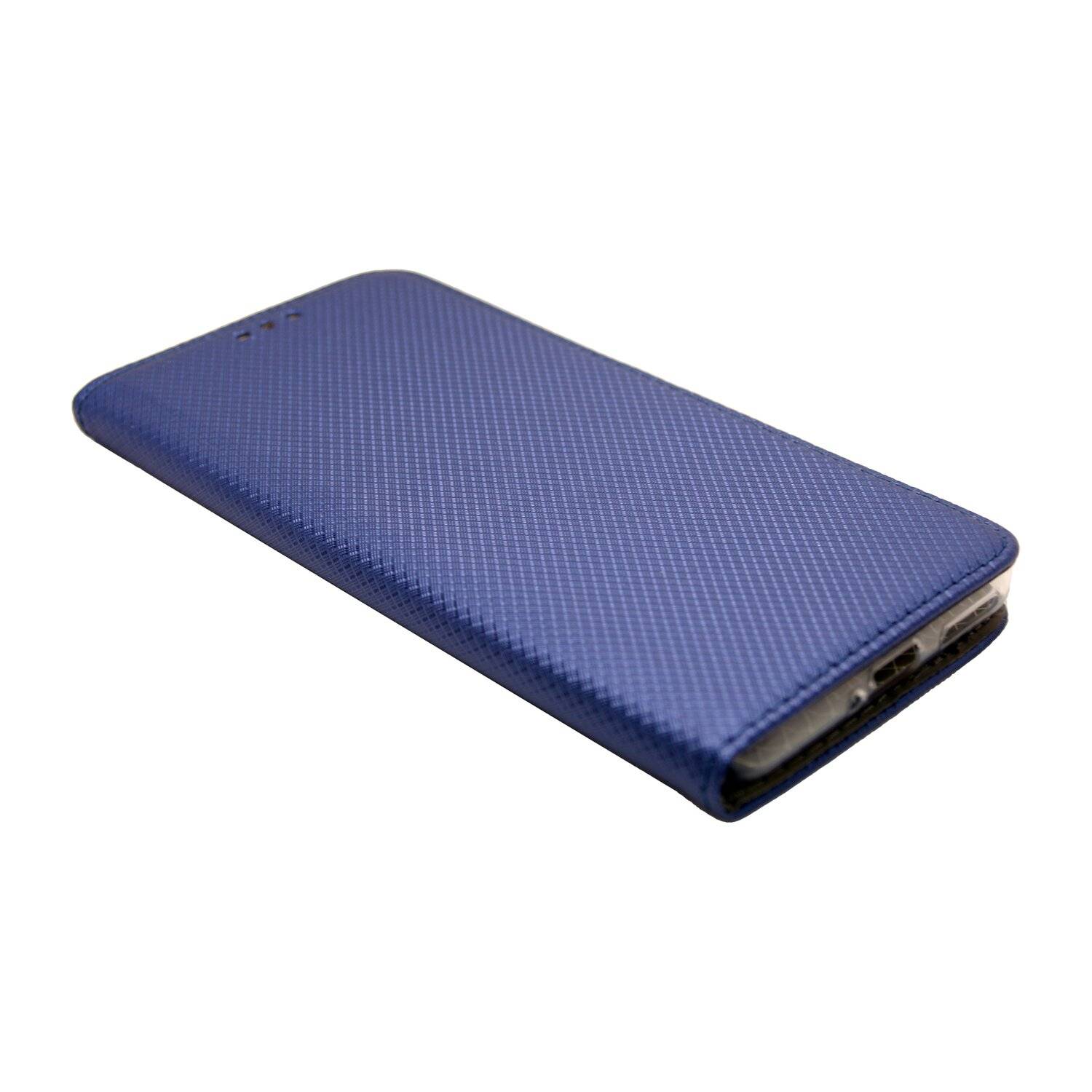 Buch Tasche "Smart" für XIAOMI 12 Handy Hülle Etui Brieftasche Schutzhülle mit Standfunktion, Kartenfach Blau