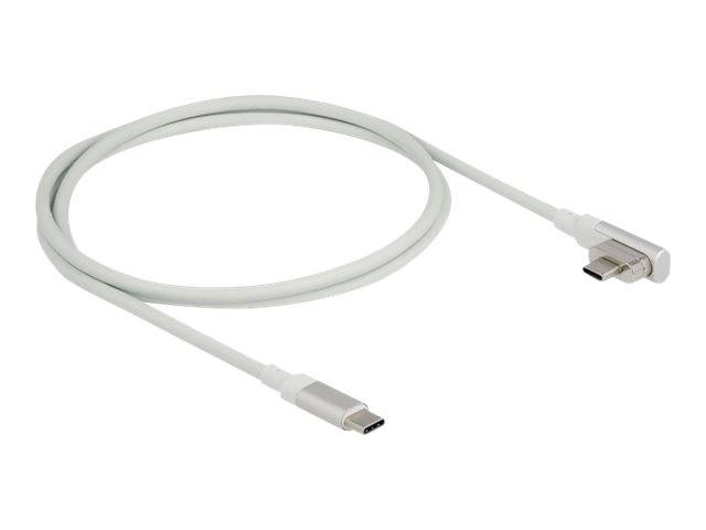 Delock - USB-Kabel - USB-C (M) abgewinkelt, magnetisch zu USB-C (M)