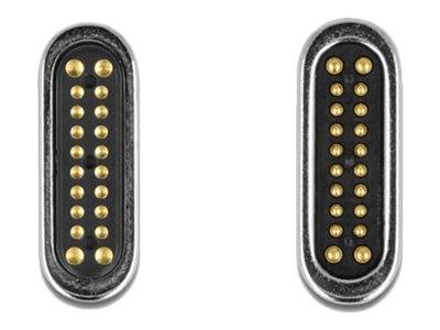 Delock - USB-Kabel - USB-C (M) abgewinkelt, magnetisch zu USB-C (M)