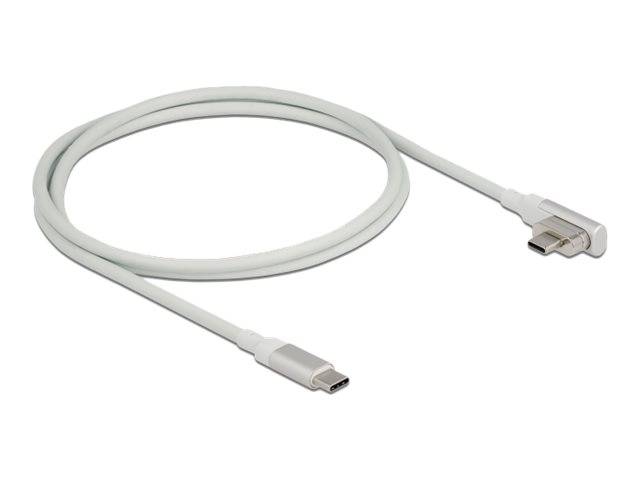 Delock - USB-Kabel - USB-C (M) abgewinkelt, magnetisch zu USB-C (M)