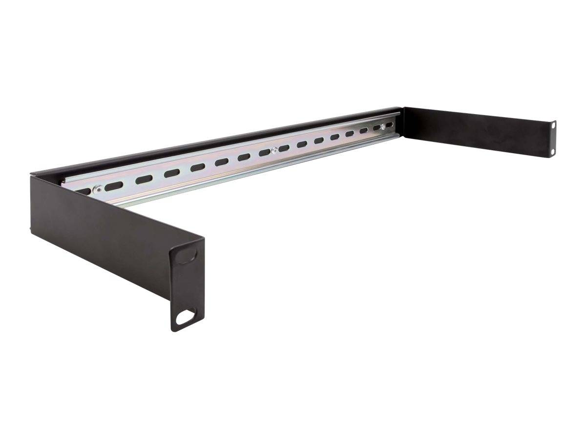 Delock - DIN Schienenpanel - Rack montierbar - Schwarz - 1U - 48.3 cm (19"")