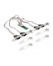 Delock Serieller Adapter - M.2 2280 Low-Profile - RS-232 x 4