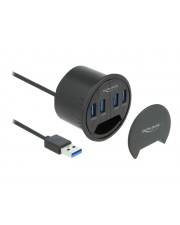 Delock Hub 4 x USB 3.2 Gen 1 für Unterputzmontage geeignet