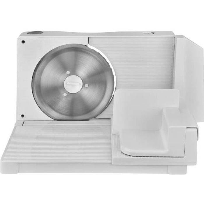 KALORIK TKG AS 1004 WH PL Elektroschneider - 100 W - Zahnklinge 17 cm Durchmesser - Dickeneinstellrad - Weiß