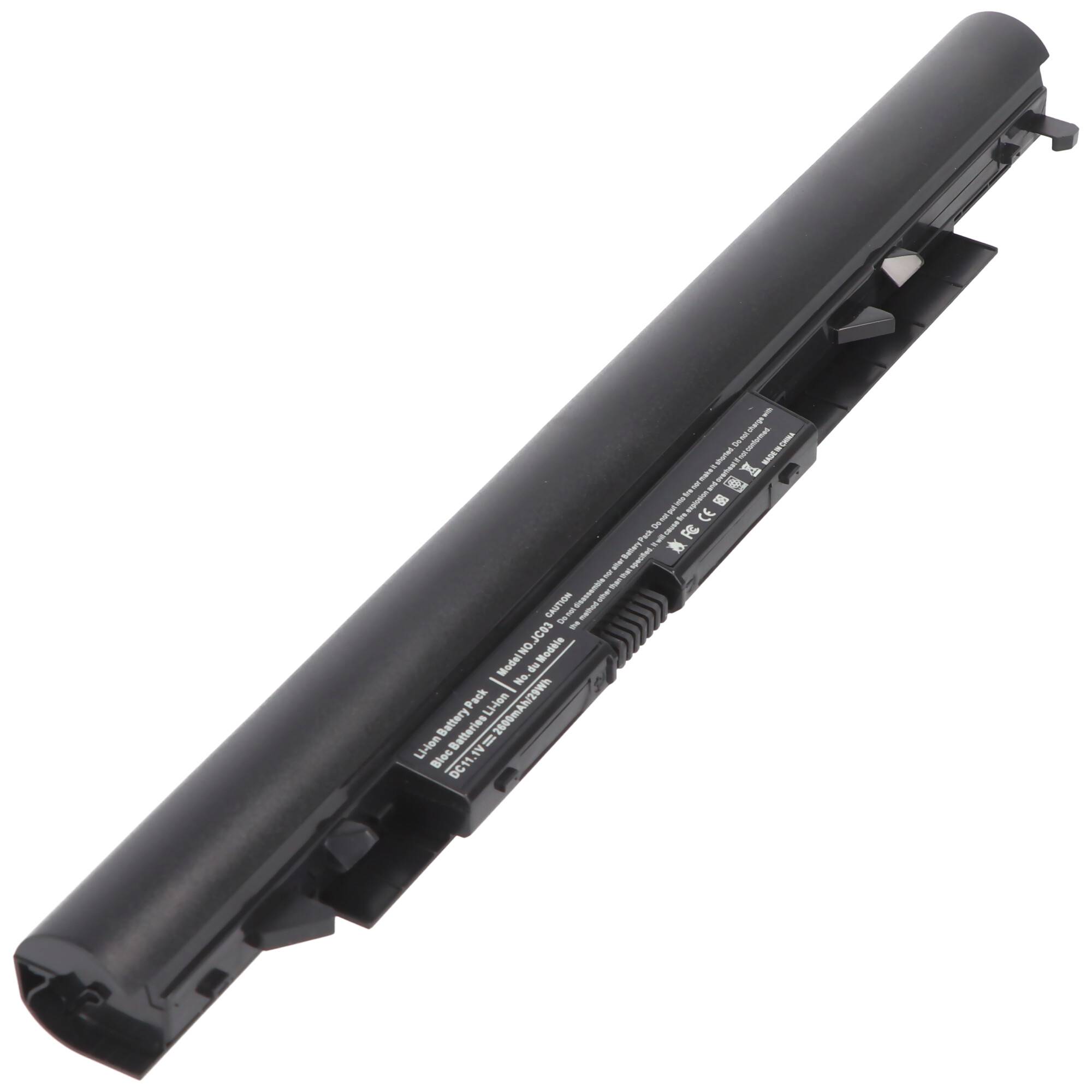 2600mAh Akku passend für HP Notebook 240 G6, 250 G6, Li-ion, 11,1V, 27,8Wh