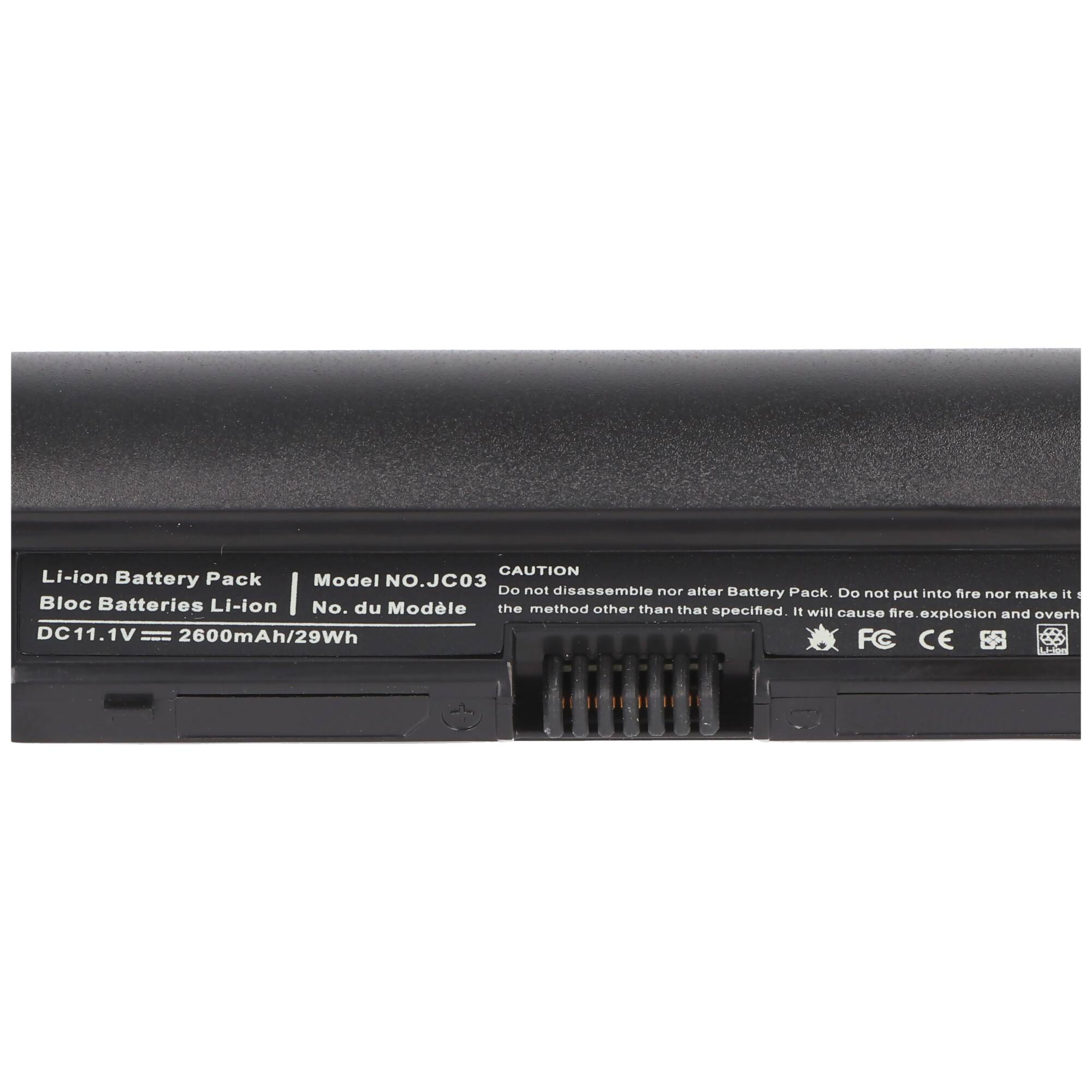 2600mAh Akku passend für HP Notebook 240 G6, 250 G6, Li-ion, 11,1V, 27,8Wh