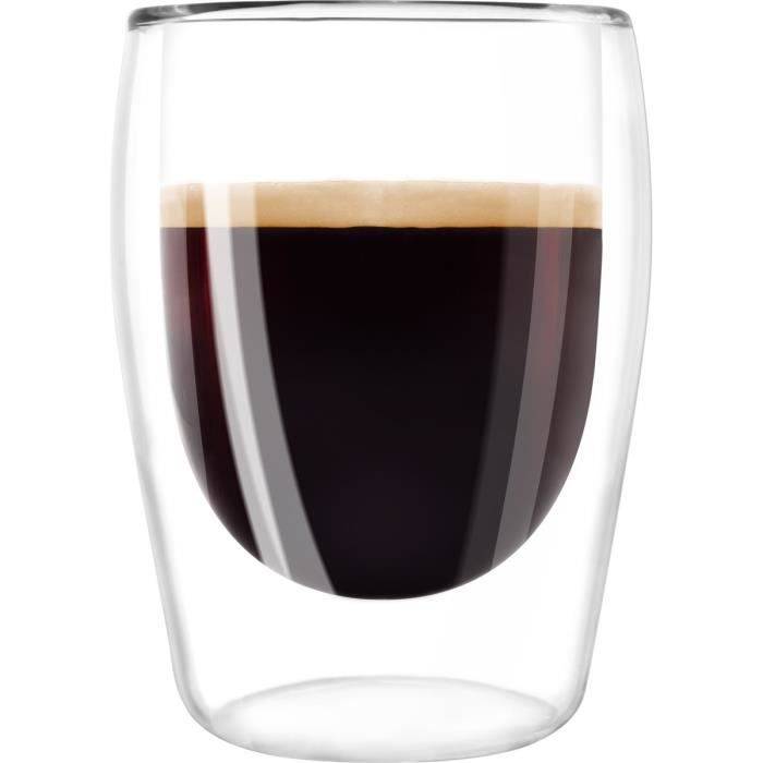 MELITTA 2er-Set für Expresso-Kaffee 80 ml transparent